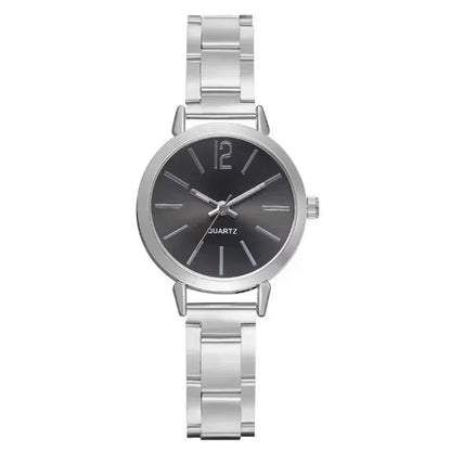 for Women Simple Round Dial   Gold Bracelet Quartz Wristwatch Students Ladies Watches Reloj Mujer