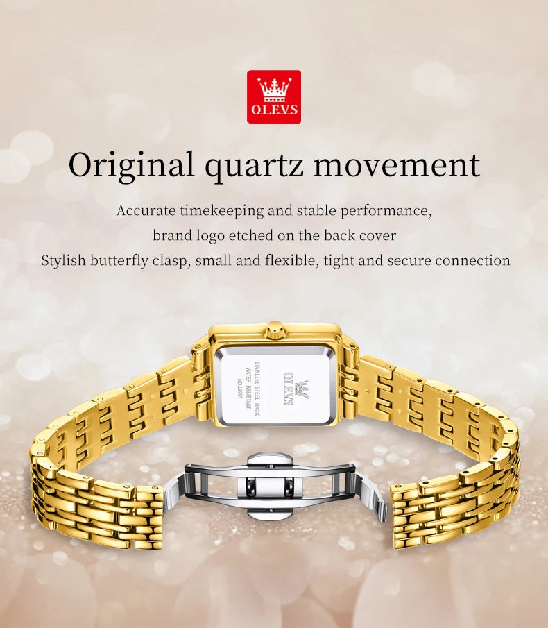 OLEVS 9995 Elegant Quartz Ladies Wristwatch Auto  Top Brand Original  For Women    Watches 2025