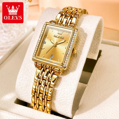 OLEVS 9995 Elegant Quartz Ladies Wristwatch Auto  Top Brand Original  For Women    Watches 2025