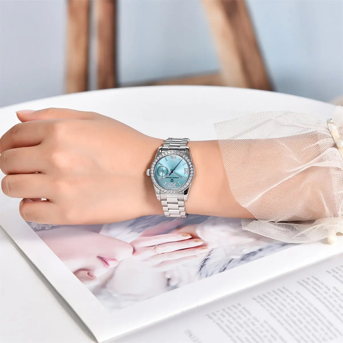 PAGANI DESIGN 2024  32MM  Wristwatch Elegant  Quartz  For Women   Watches Sapphire