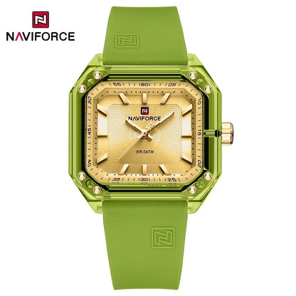 Style NAVIFORCE Watches for Women Silica Band  Quartz 50M  Wristwatch Casual Simple Personality Ladies