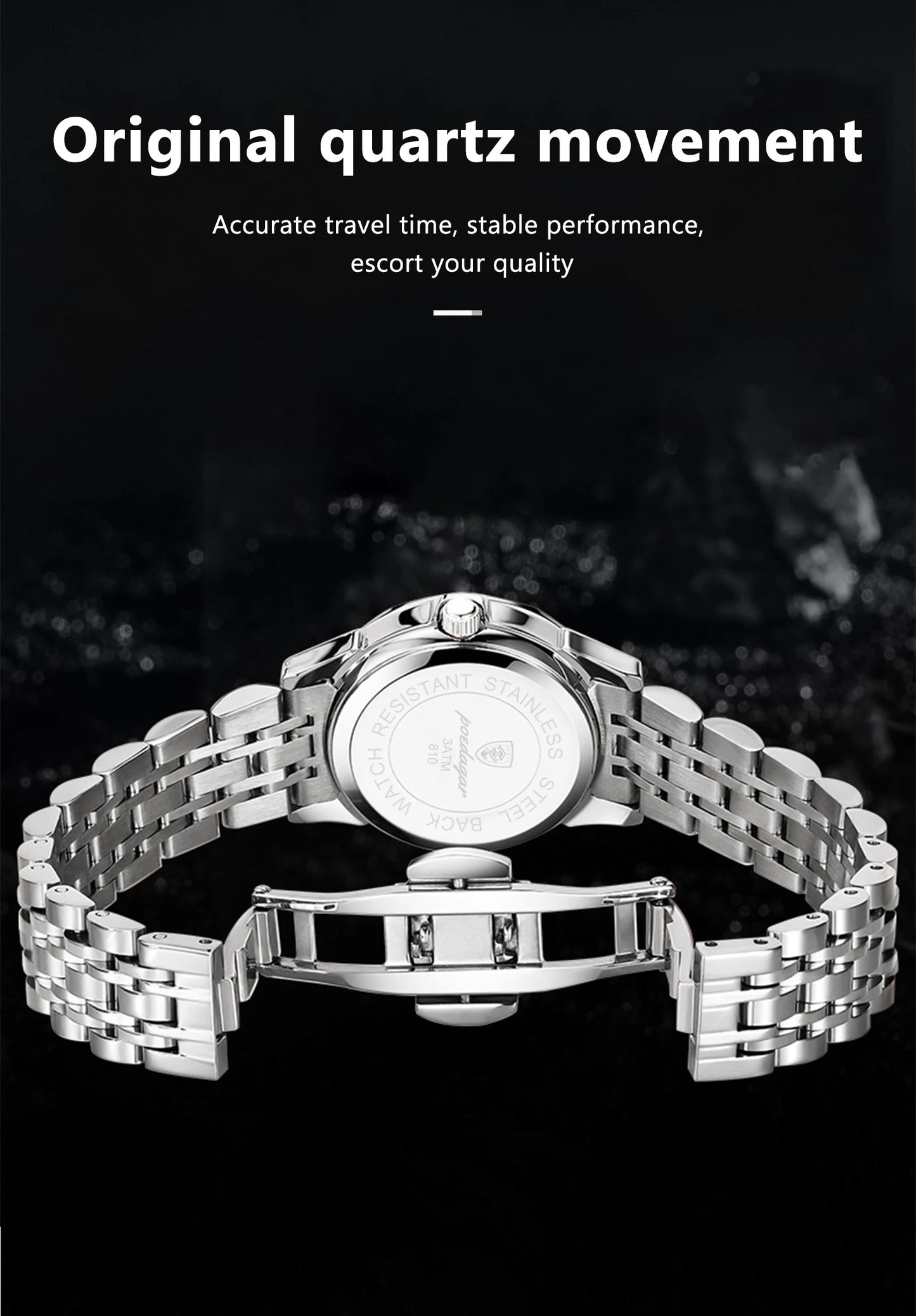 POEDAGAR Men‘s Watches Trend  Original Quartz  for Man Rhombus Mirror Waterpoof   Wristwatch  Week