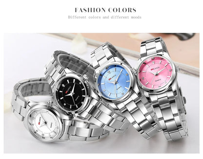 29mm Fashionable   Rhinestone Pink Minimalist Girl  Outdoor Travel Women Wrist Watches
