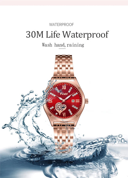 POSHI Women Watches     Ladies Wristwatch  Quarzt  Girlfriend Gift Relogio Feminino