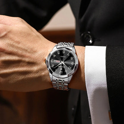 POEDAGAR Men‘s Watches Trend  Original Quartz  for Man Rhombus Mirror Waterpoof   Wristwatch  Week