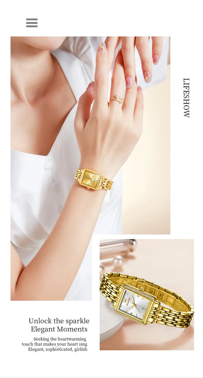 OLEVS 9995 Elegant Quartz Ladies Wristwatch Auto  Top Brand Original  For Women    Watches 2025