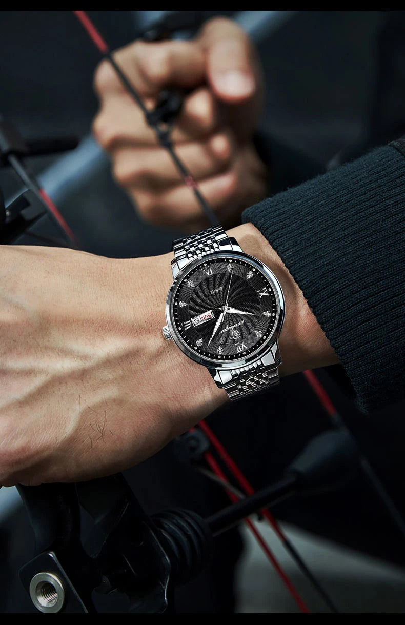 POEDAGAR  Brand Man     Week  Quartz Wristwatch     Men Watches