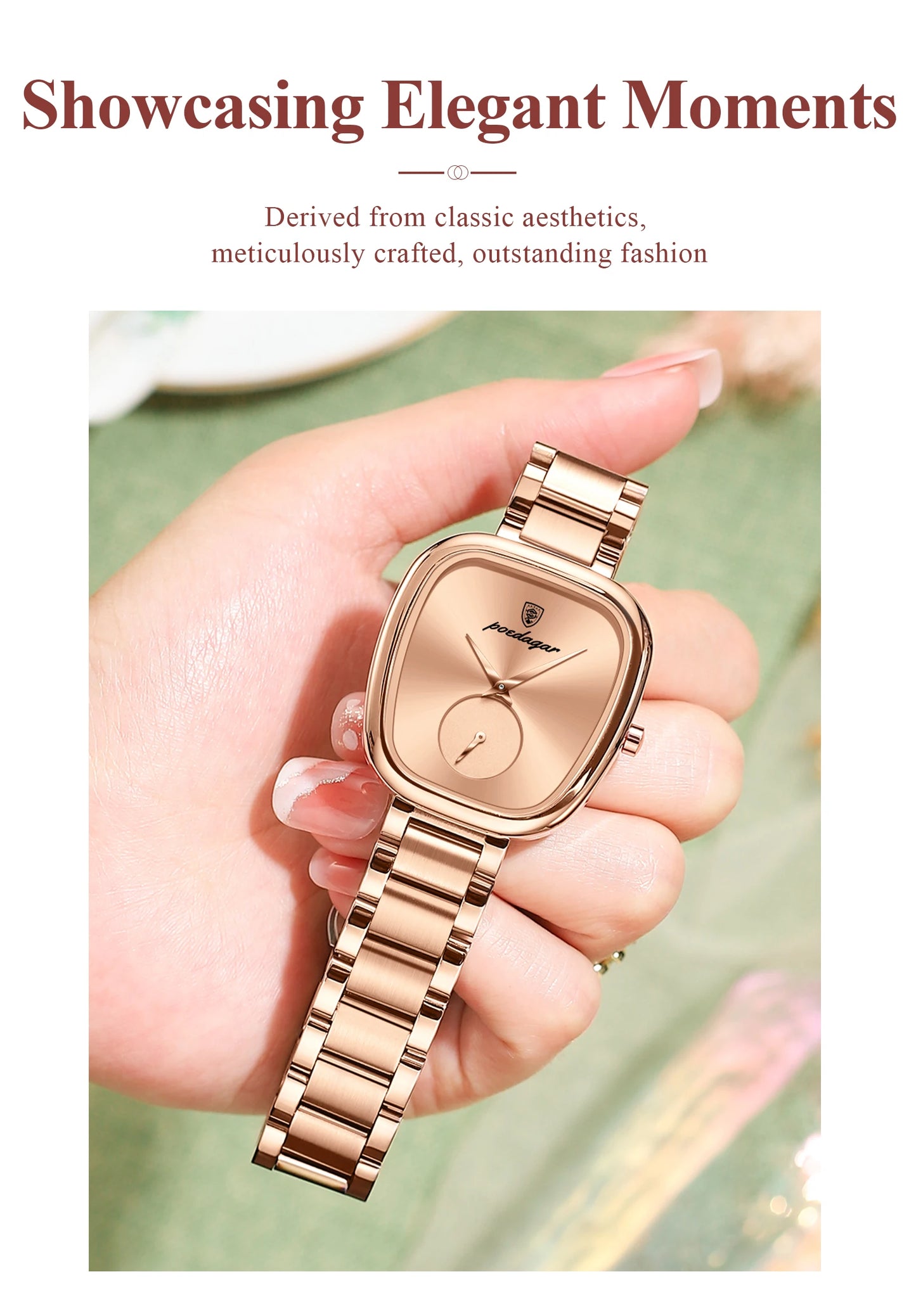 POEDAGAR  Ladies     Quartz  for Woman High Quality   Elegant  Watches
