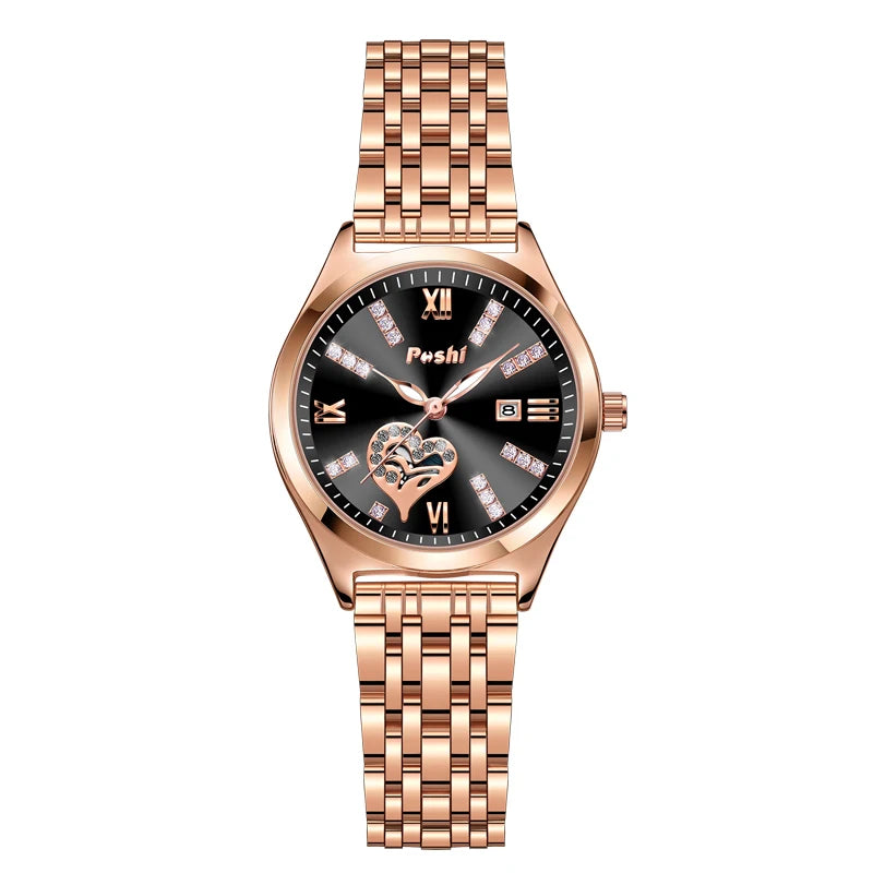 POSHI Women Watches     Ladies Wristwatch  Quarzt  Girlfriend Gift Relogio Feminino