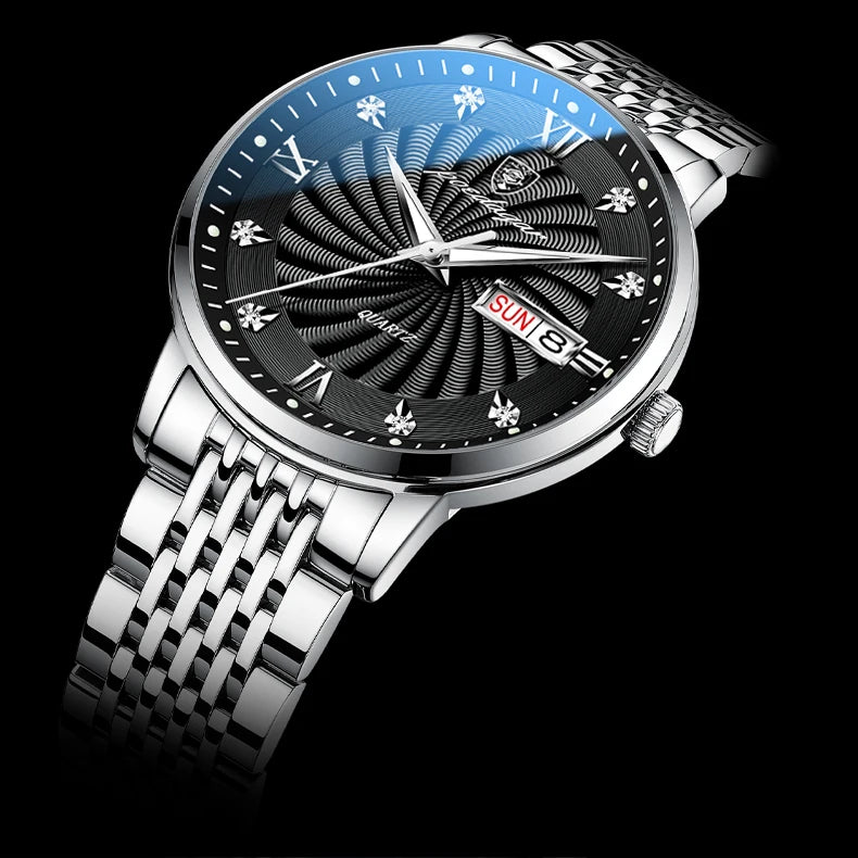 POEDAGAR  Brand Man     Week  Quartz Wristwatch     Men Watches