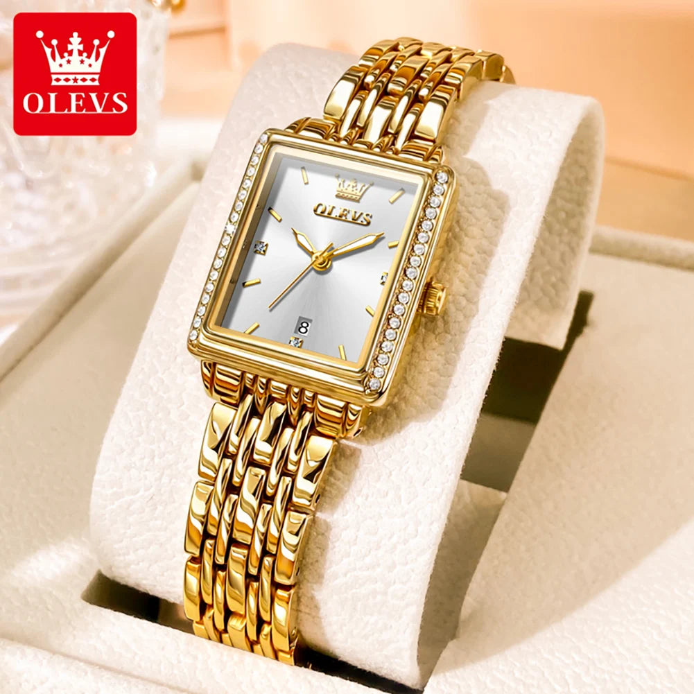 OLEVS 9995 Elegant Quartz Ladies Wristwatch Auto  Top Brand Original  For Women    Watches 2025
